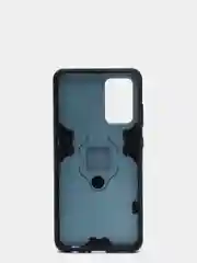 Синий меланж чехол противоударный с кольцом-держателем на Samsung Galaxy A72 (Самсунг Галакси А72)