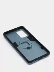 Синий меланж чехол противоударный с кольцом-держателем на Samsung Galaxy A72 (Самсунг Галакси А72)
