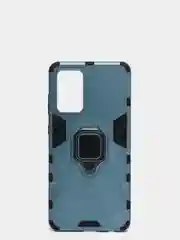 Синий меланж чехол противоударный с кольцом-держателем на Samsung Galaxy A72 (Самсунг Галакси А72)