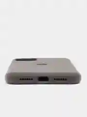 Угольный чехол Silicone Case для iPhone 11 с закрытым низом