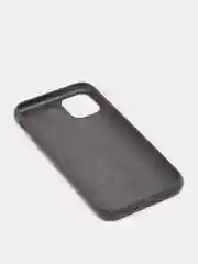 Угольный чехол Silicone Case для iPhone 11 с закрытым низом