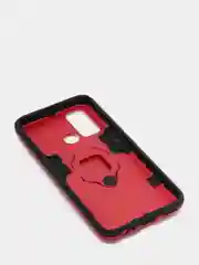 Красный чехол противоударный с кольцом-держателем на Vivo Y30 (Виво У30)