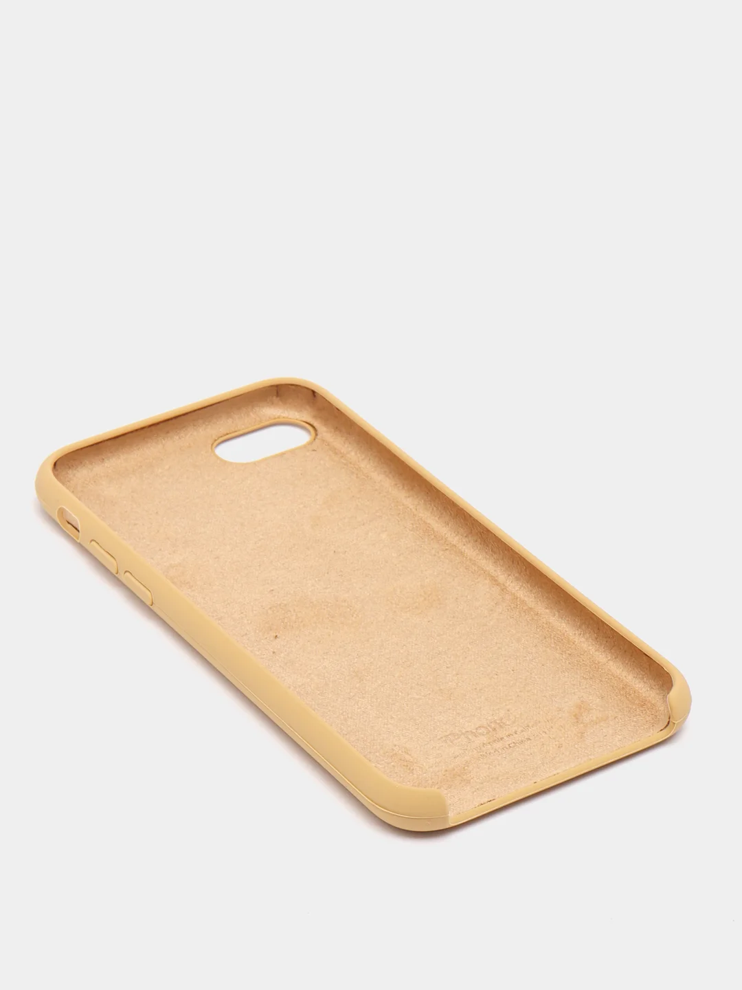 Терракотовый чехол Silicone Case для iPhone 7, 8, SE 2020, с открытым низом