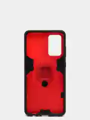 Красный чехол противоударный с кольцом-держателем на Samsung Galaxy A72 (Самсунг Галакси А72)