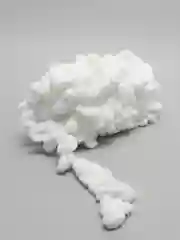 Белый пряжа Alize puffy, большие петельки, микрополиэстр, 100 г