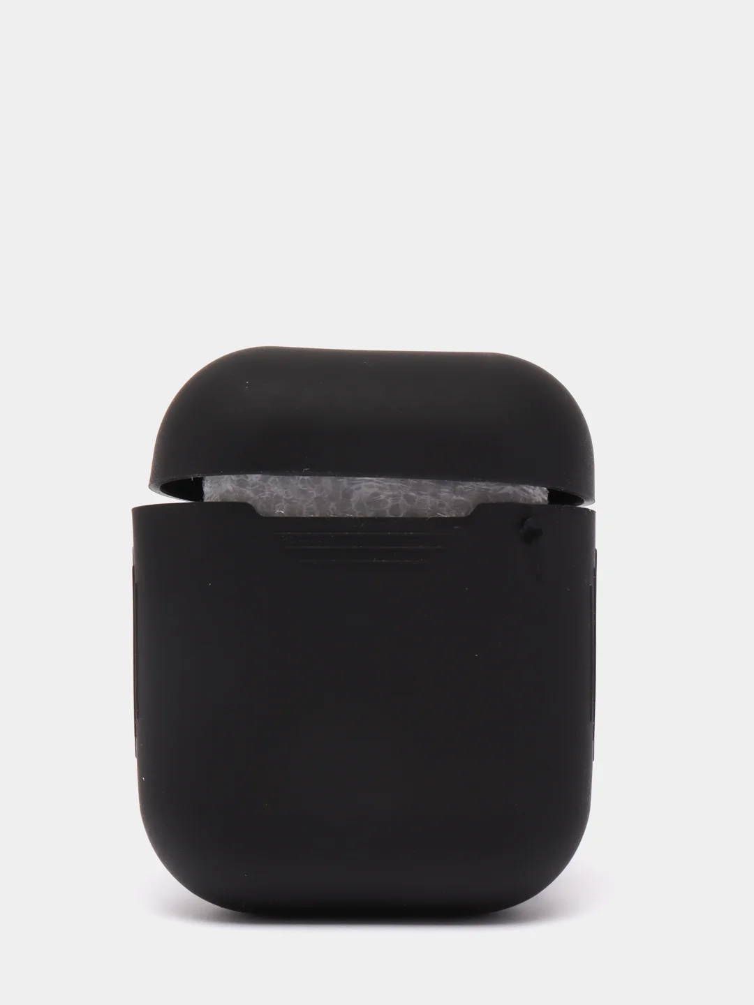 Черный силиконовый чехол для AirPods 1 и 2