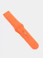 Оранжевый силиконовый ремешок с кнопкой для Xiaomi Amazfit Bip / Samsung / Huawei, 20 мм