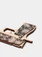 Индиго деревянный пистолет-резинкострел CS:GO, НЕ наклейка, Драгон глсс, Лесной дух, Банан
