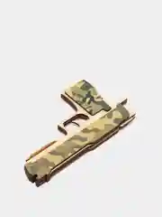 Лесной зеленый деревянный пистолет-резинкострел CS:GO, НЕ наклейка, Драгон глсс, Лесной дух, Банан