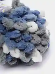 Синий меланж пряжа Alize Puffy Color