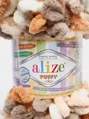 Песочный хаки пряжа Alize Puffy Color