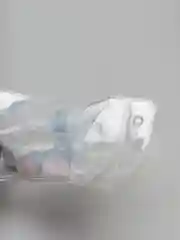 Белый бейджи прозрачные "Голография"
