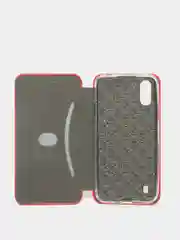 Красный чехол книжка Samsung Galaxy A01, Самсунг Галакси А01