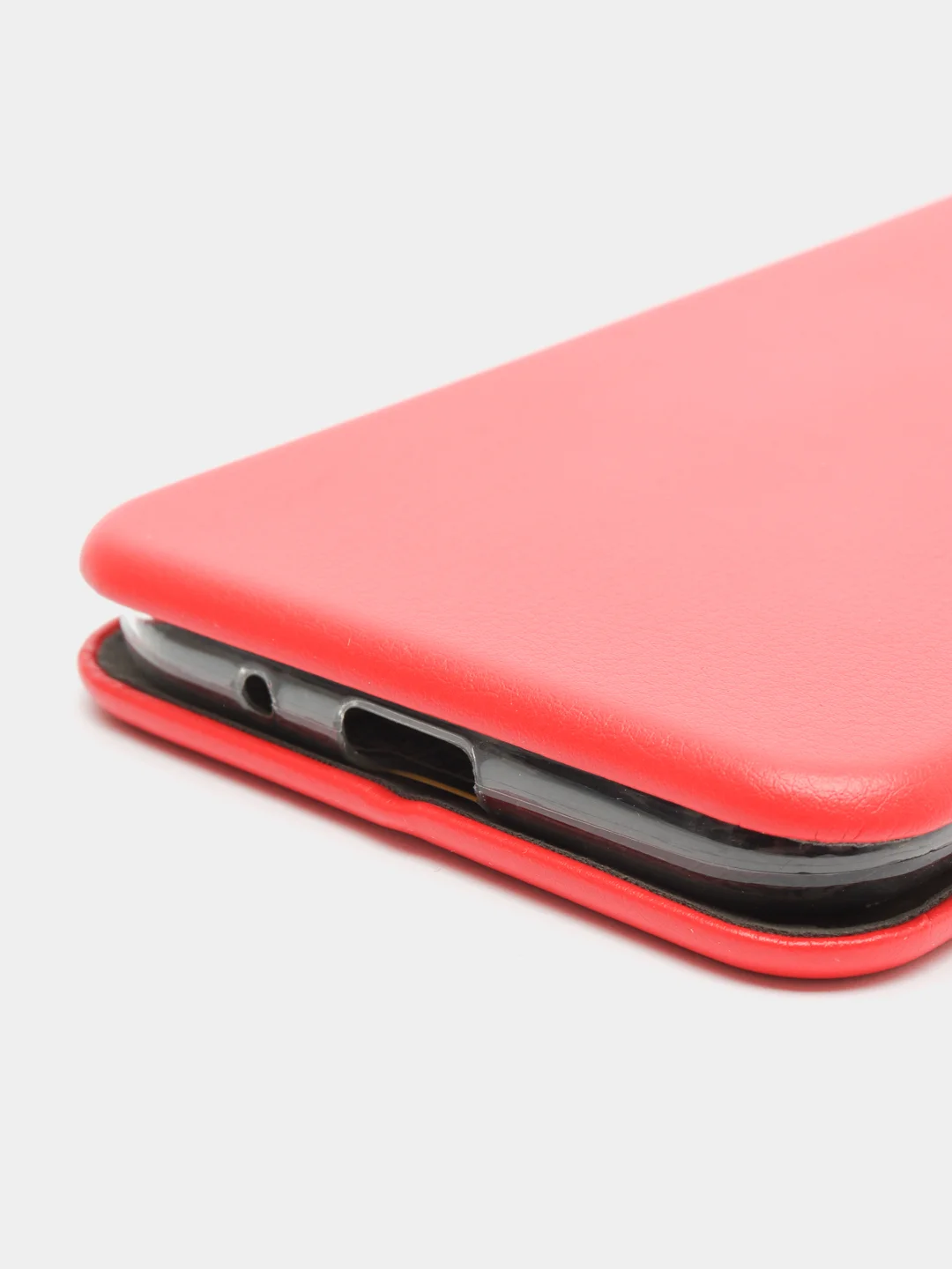 Красный чехол книжка Samsung Galaxy A01, Самсунг Галакси А01