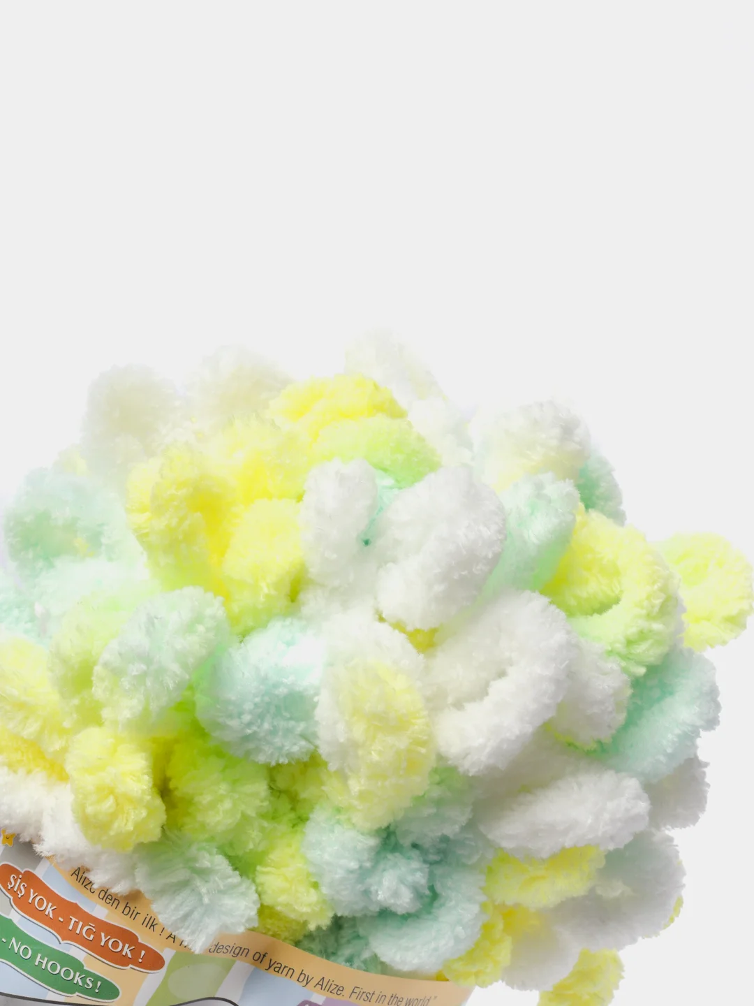 Лайм пряжа Alize Puffy Color