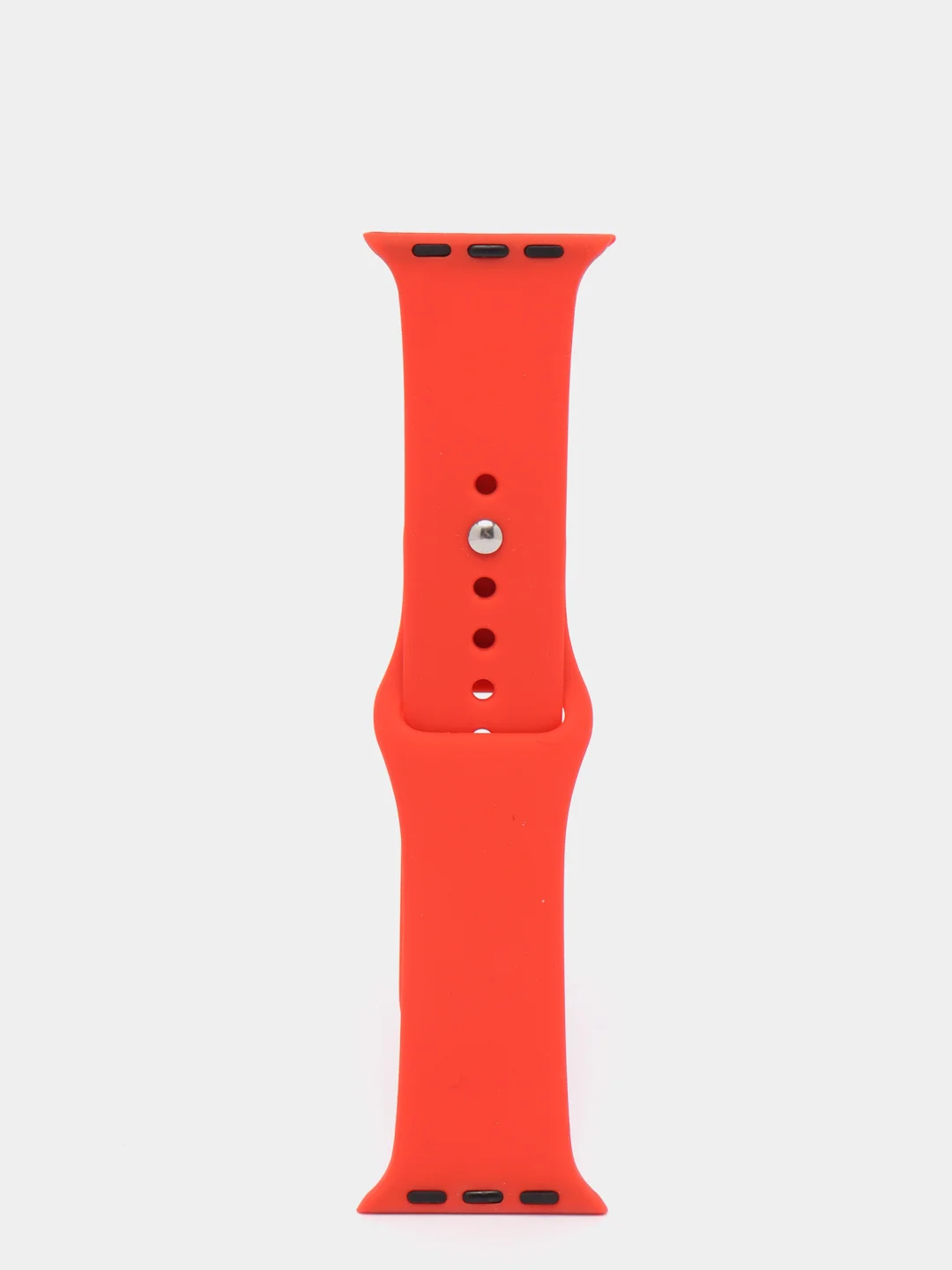 Красный силиконовый ремешок для Apple Watch 38, 40, 42, 44