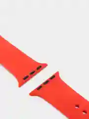 Красный силиконовый ремешок для Apple Watch 38, 40, 42, 44