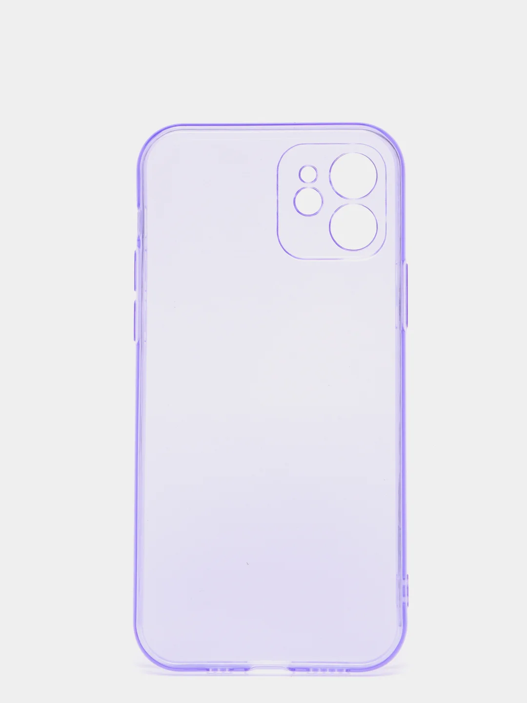 Лавандовый яркий силиконовый чехол iPhone XR, 11, 12 Mini, 12 Pro, 12 Pro Max