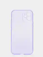 Лавандовый яркий силиконовый чехол iPhone XR, 11, 12 Mini, 12 Pro, 12 Pro Max