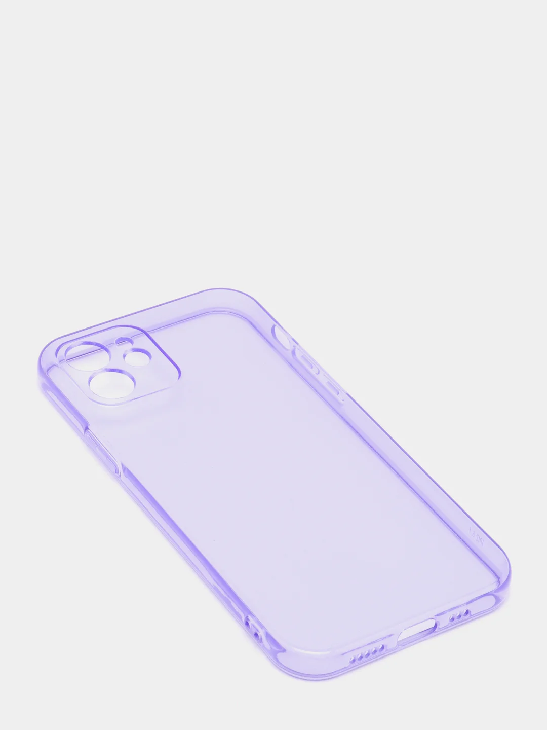 Лавандовый яркий силиконовый чехол iPhone XR, 11, 12 Mini, 12 Pro, 12 Pro Max