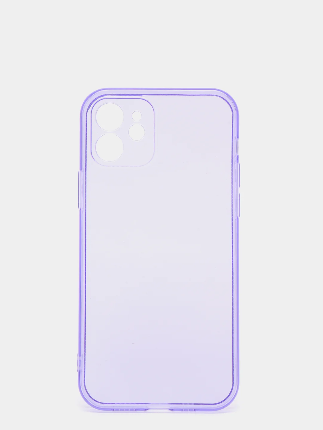 Лавандовый яркий силиконовый чехол iPhone XR, 11, 12 Mini, 12 Pro, 12 Pro Max