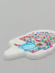 Свеча для торта "С Днём Рождения, рисунки разные, цифра 1 - 8", 5 х 8.5 см