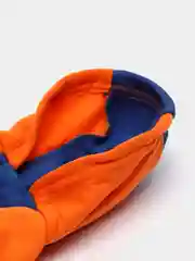 Оранжевый комбинезон двухцветный для собак, с капюшоном