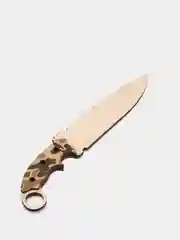 Лимонный нож деревянный гравировка CS GO
