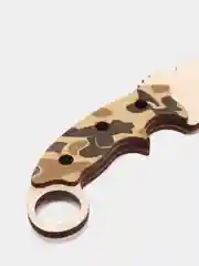 Лимонный нож деревянный гравировка CS GO