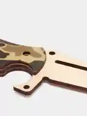 Бежевый нож деревянный гравировка CS GO