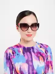 Серый женские солнцезащитные очки с защитой от ультрафиолета, UV400