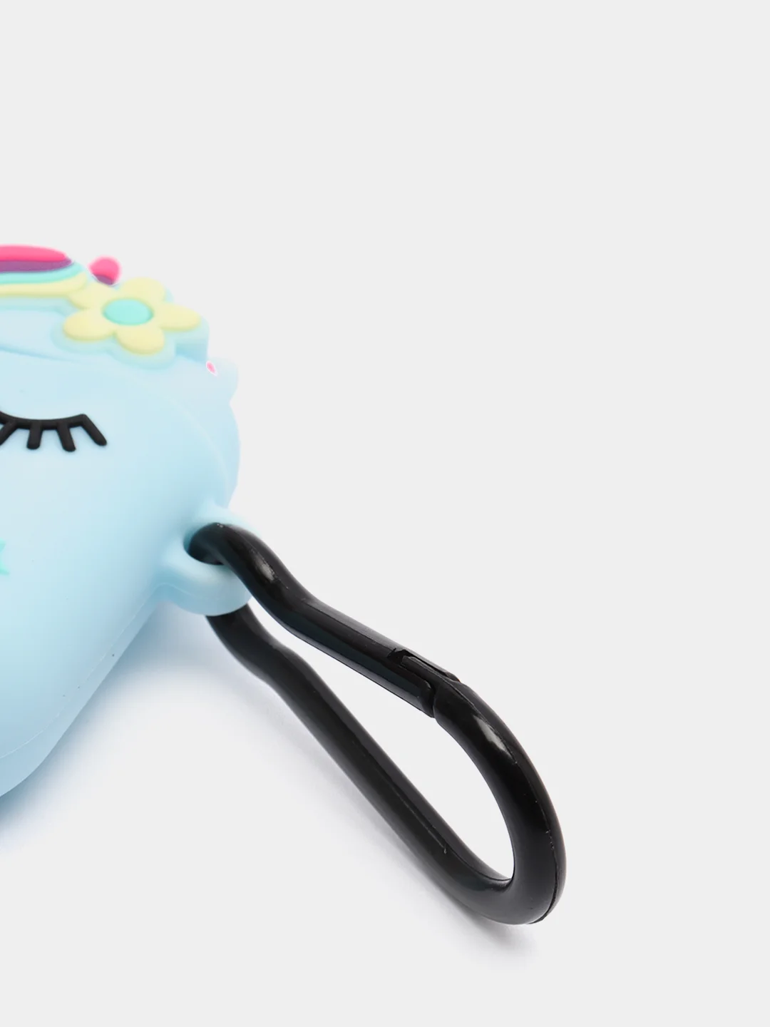 Голубой чехол для наушников AirPods силиконовый МУЛЬТЯШКИ