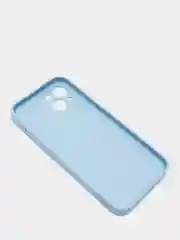 Голубой чехол на айфон iPhone 11, 12, 13, 14, 15, XR, Pro, Pro Max. Кожаный