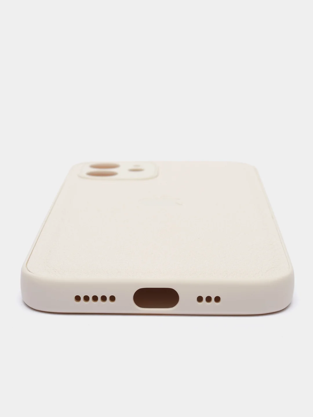 Белый чехол на айфон iPhone 11, 12, 13, 14, 15, XR, Pro, Pro Max. Кожаный