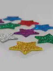 Наклейки из EVA "Звезды", 12 шт., блестящие