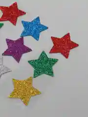 Наклейки из EVA "Звезды", 12 шт., блестящие
