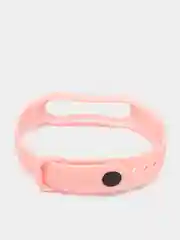 Розовый силиконовый ремешок для Xiaomi Mi Band 6, Mi Band 5, ми банд 5/6
