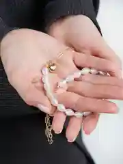 Ожерелье с искуственным жемчугом