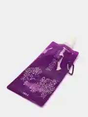 Фиолетовый складная бутылка для воды гибкая