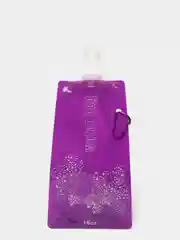Фиолетовый складная бутылка для воды гибкая
