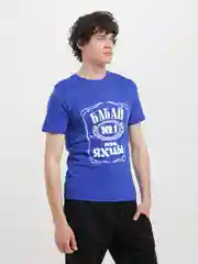 Синий футболка Алга "Бабай"