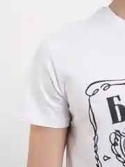 Белый футболка Алга "Бабай"