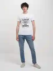 Белый футболка Алга "Бабай"