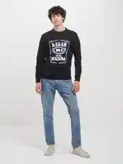 Черный толстовка Алга "Бабай"