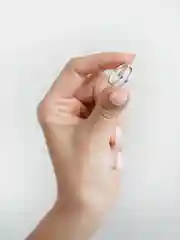 Двойное серебряное кольцо