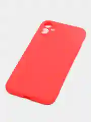 Красный чехол iPhone 11 14 13 12 Pro Mini Plus XR 7 8 SE 2020 силиконовый (Айфон ХР Про Мини Плюс)