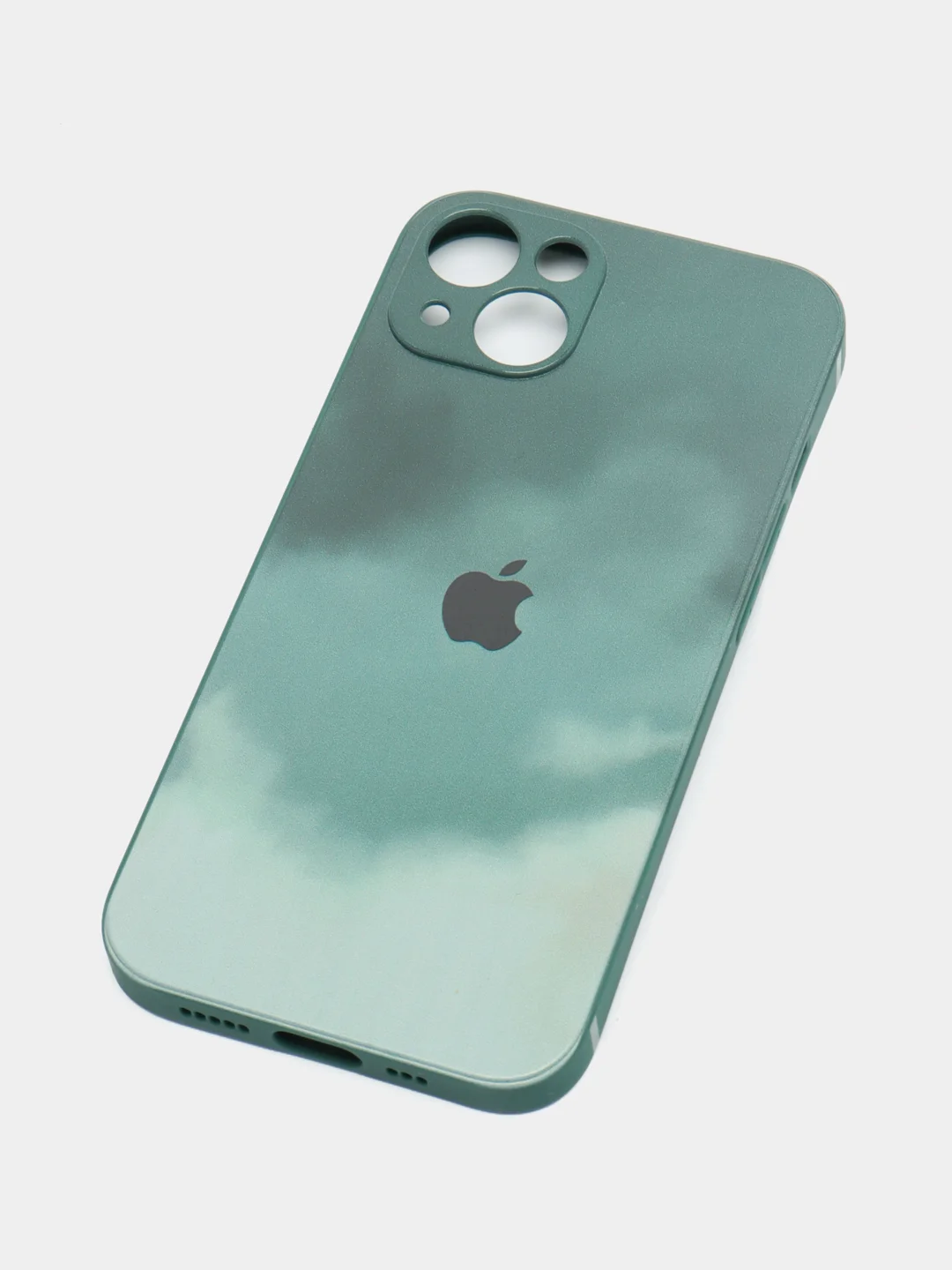 Лесной зеленый чехол для Айфон (iPhone) 11 / 14 / 13 Pro / Max / 7 / 8 / Plus X / XS XR / 12 Mini, силиконовый