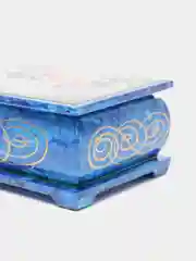 Лазурный шкатулка для хранения ювелирных украшений