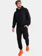 Черный костюм спортивный, мужской