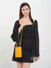 Желтый сумка женская для телефона, через плечо